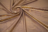 Foiled Spandex Creased Fabric