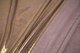 Foiled Spandex Creased Fabric