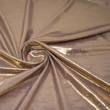 Foiled Spandex Creased Fabric