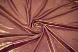 Claudette Creased Foiled Polyester Spandex Fabric - Foiled Creased Texture, 54" Width, 4-Way Stretch (1 Yard)