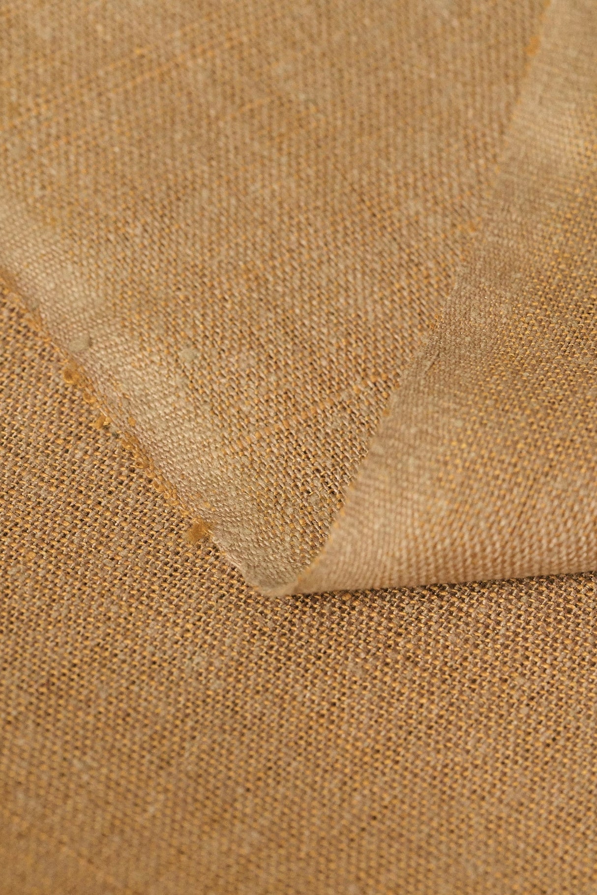 1 Yard Clay Linen Silk Blend Fabric Soft Flat Finish Midweight Woven 54" Width