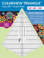 Clearview Triangle Super 60 Quilting Ruler 11in