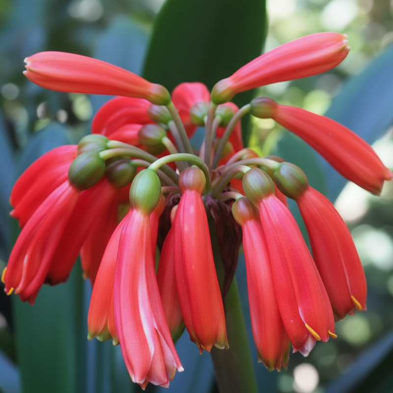Clivia Dark Red Caulescens Seedling