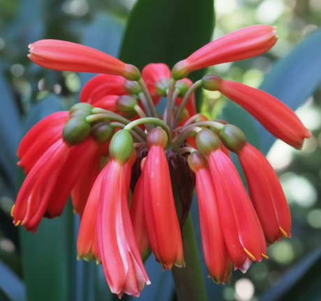 Clivia Dark Red Caulescens Seedling