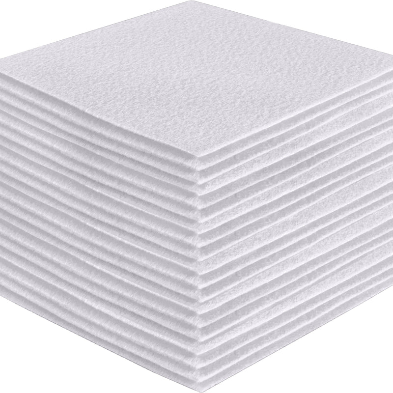 Acrylic Felt Craft Sheets White 100% Acrylic