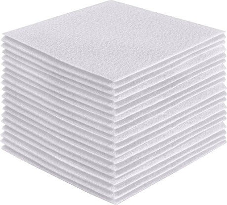 Acrylic Felt Craft Sheets White 100% Acrylic