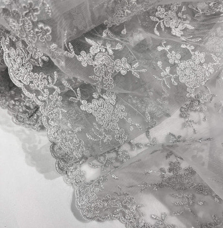 Corded Bridal Lace Fabric