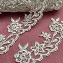 Beaded Corded Lace Trim