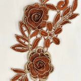 3D Floral Embroidered Lace Applique