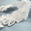Beaded Corded Lace Trim 100% Polyester 1.5"