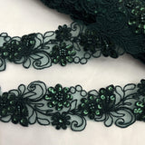 Beaded Corded Lace Trim