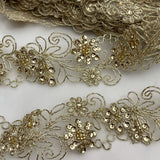 Beaded Corded Lace Trim