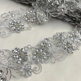 Beaded Corded Lace Trim