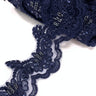 Beaded Corded Lace Trim on Net Mesh