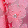 Beaded 3D Floral Lace Fabric
