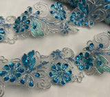 Beaded Corded Lace Trim