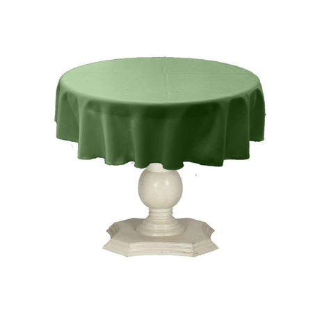 Tablecloth Dull Bridal Satin Fabric - Solid Color, 45" Round (1 Piece)