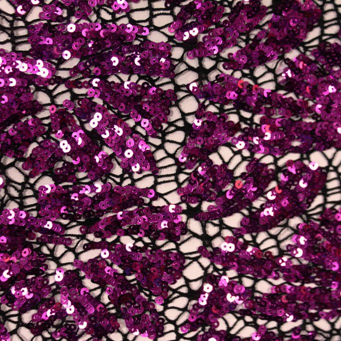 Sequin Lace Stretch Fabric