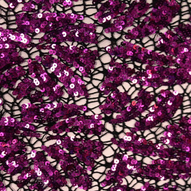 Sequin Lace Stretch Fabric