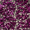 Cluster Lace Sequin Polyester Spandex Fabric - Black/Blue, Black/Fuchsia, White/Silver, 58/60" Width (1 Yard)