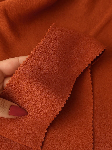 Ultra Soft Faux Cashmere Knit Burnt Orange
