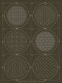 Sashiko Coaster Kit Slate
