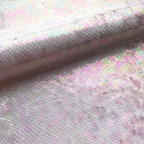 Foil Printed Stretch Velvet Cobra