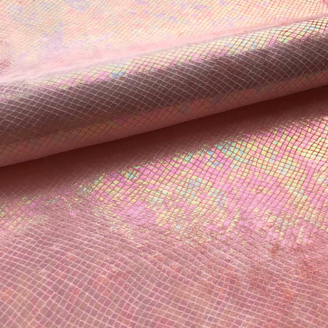 Foil Printed Stretch Velvet Cobra