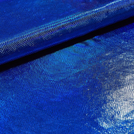 Foil Printed Stretch Velvet Cobra