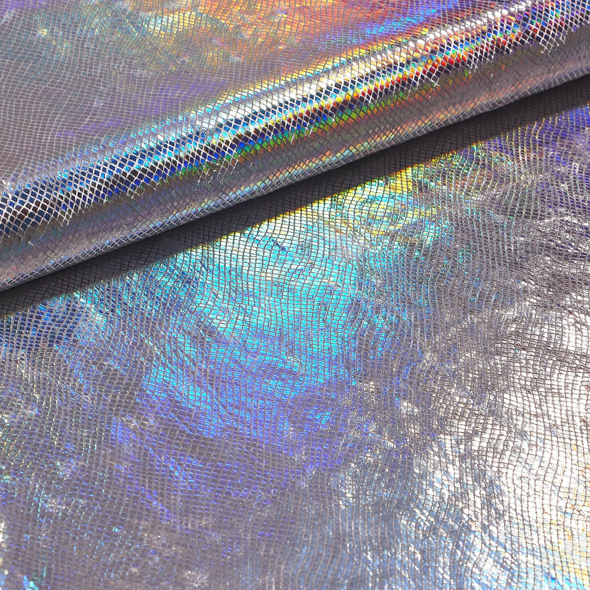 Foil Printed Stretch Velvet Cobra