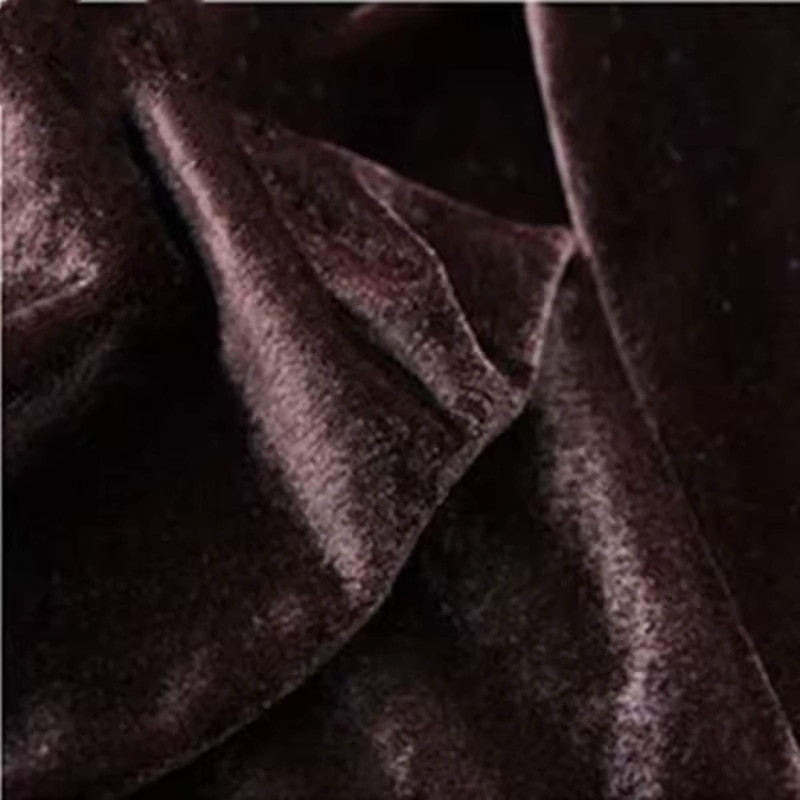 Thickened Golden Velvet Fabric Red Black Wedding Background Cloth Curtain Stage Decoration Conference Tablecloth Velvet Fabric