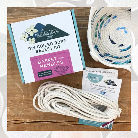 Cotton Rope Basket Kit with Handles