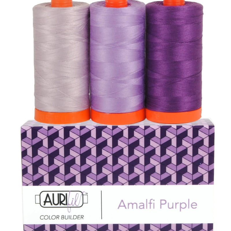 Cotton Thread 50wt 3pc Set Amalfi Purple