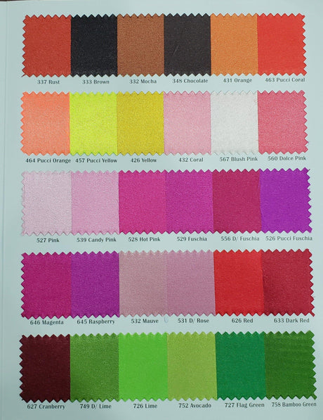 Stretch Charmeuse Satin Fabric - 96% Polyester 4% Spandex, Solid, 58/60" Width (Yards, Bolts, Sample Swatches)