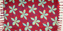 Rayon Sarong with Fringes Tiare Floral
