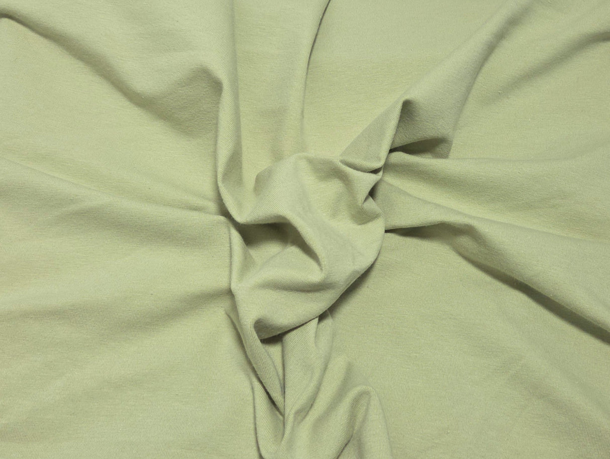 Cotton Spandex Jersey Mint Fabric