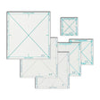 Quilting Ruler Acrylic Complete Fussy Cut Ruler Set