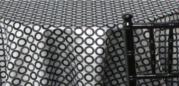 Contempo Jacquard 100 Percent Polyester Fabric - Metallic Circle Pattern, 58/60" Width, Gold, Silver (1 Yard)