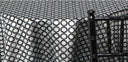 Contempo Jacquard 100 Percent Polyester Fabric - Metallic Circle Pattern, 58/60" Width, Gold, Silver (1 Yard)