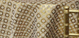 Contempo Jacquard 100 Percent Polyester Fabric - Metallic Circle Pattern, 58/60" Width, Gold, Silver (1 Yard)