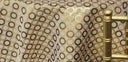 Contempo Jacquard 100 Percent Polyester Fabric - Metallic Circle Pattern, 58/60" Width, Gold, Silver (1 Yard)