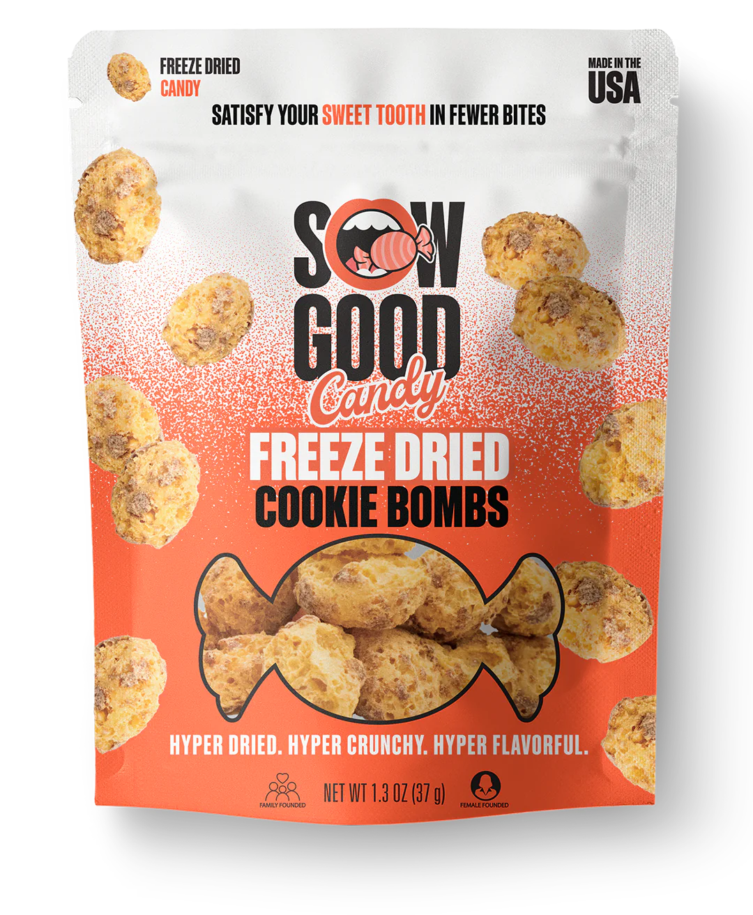 Sow Good Candy FREEZE DRIED cookie dough COOKIE BOMBS