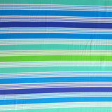 Swim Knit Nylon Spandex Cool Cabana Stripe