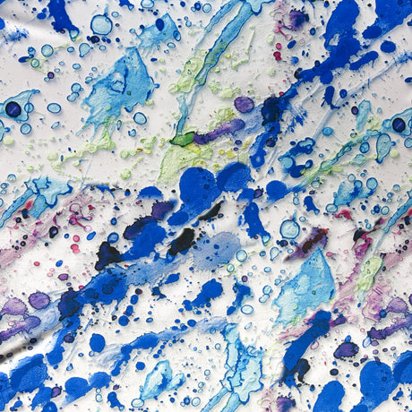 Swim Knit Nylon Spandex Cool Fusion Splatter Print