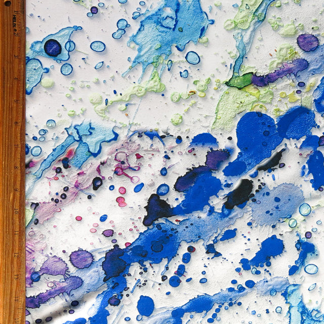 Swim Knit Nylon Spandex Cool Fusion Splatter Print