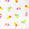 Cotton Knit Cool Treats and Polka Dots Fabric