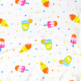 Cotton Knit Cool Treats and Polka Dots Fabric
