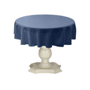 Tablecloth Dull Bridal Satin Fabric - Solid Color, 45" Round (1 Piece)