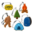 Woodland Forest Camping Cookie Cutter 6 Pc Set HS0459