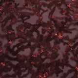 Stretch Mesh Sequin Fabric Coral Reef